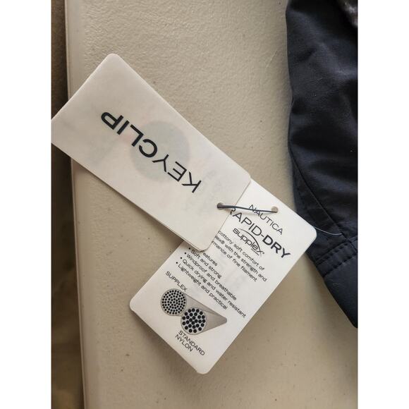 Navy Blue Nautica Explorer Shorts XXL Rapid Dry Built in Key‎ Clip - Picture 6 of 6